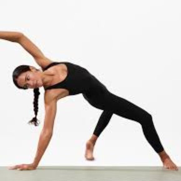 Athleta Black Salutation Stash 7/8 Bodysuit S - Picture 16 of 16